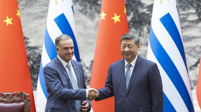 El presidente Yamandú Orsi se reunió con su par chino, Xi Jinping.