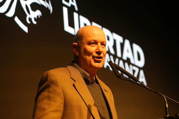 Federico Sturzenegger, otro de los oradores en el acto de La Plata.
