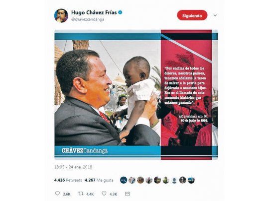 Chávez vive en Twitter