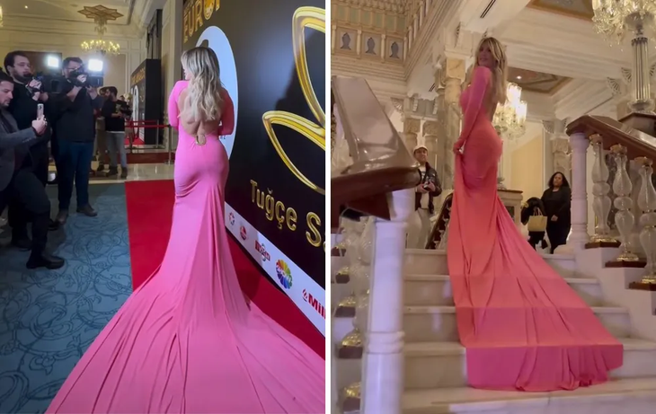 The Wanda Nara look for awards The Wanda Nara look for awards