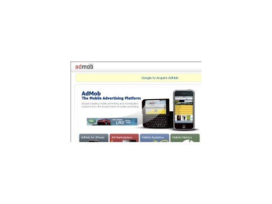 Google pagará u$s 750 millons por AdMob.