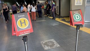 Algunas líneas de subte se vieron afectadas por los cortes de este jueves.&nbsp;