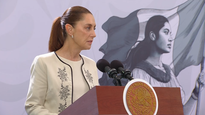 Claudia Sheinbaum en la Mañanera de este viernes desde Colima.