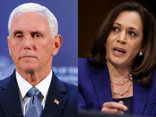 Mike Pence y Kamala Harris se enfrentarán en el debate de candidatos a vicepresidentes de EEUU.