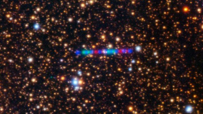 El Telescopio Espacial James Webb observó 3I/ATLAS el 6 de agosto con su Espectrógrafo de Infrarrojo Cercano.