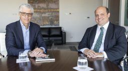 Luis Malvido y Pablo Ceriani se reunieron para la transición de Aerolíneas.&nbsp;