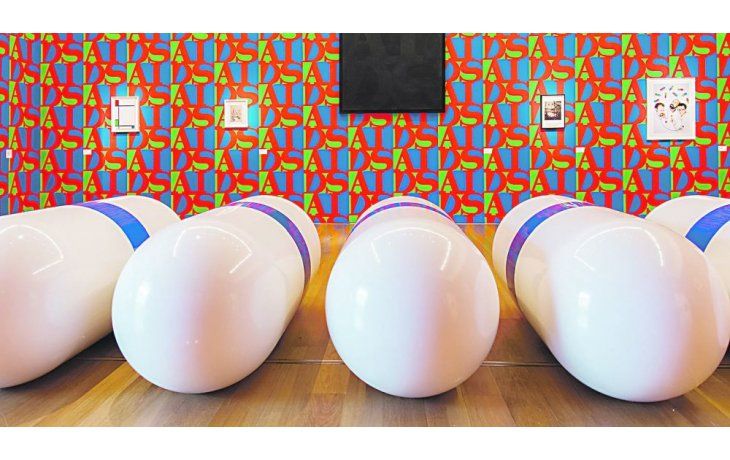 ámbito.com | Pablo Jantuso. La obra PH integra la muestra colectiva “Tiempo partido”, del grupo General Idea.