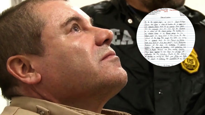 Nueva carta del Chapo Guzmán.