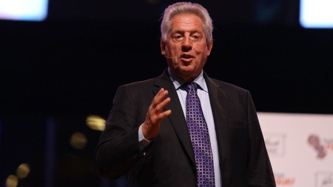 John Maxwell durante su presentación en Buenos Aires, en el marco del lanzamiento de la iniciativa Transformación País