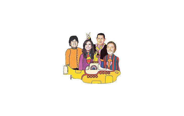 ámbito.com | Evo Morales, Cristina de Kirchner, Hugo Chávez yLuiz Inácio Lula da Silva.