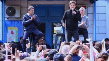 Axel Kicillof y Sergio Massa.