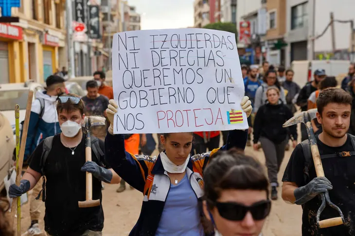 Protestas en Valencia.