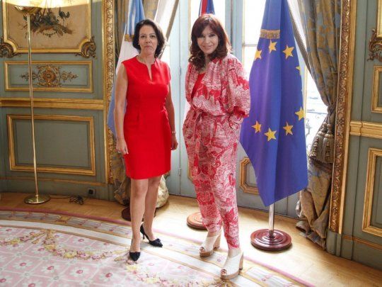 Cristina Fernández de Kirchner﻿ tras el encuentro con la emisaria&nbsp;