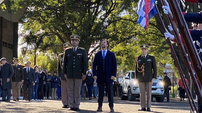 El presidente Luis Lacalle Pou se refirió al conflicto con FNC tras encabezar el acto por la Batalla de las Piedras.