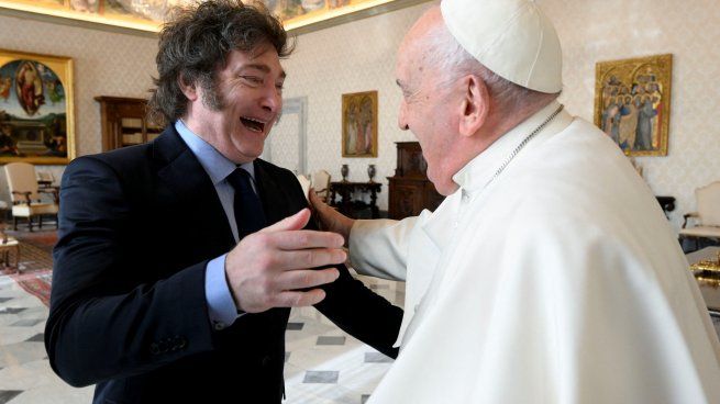El Papa se vuelve a abrazar con Milei