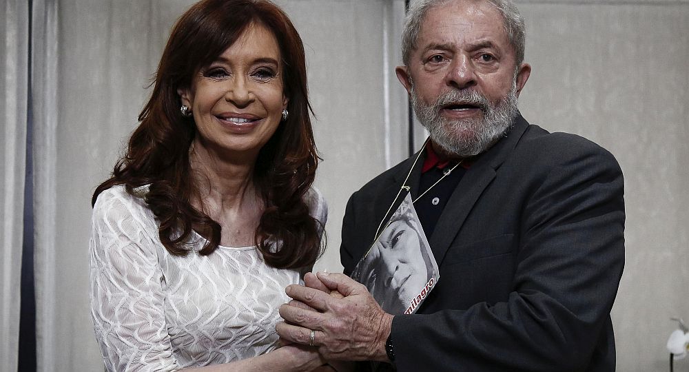 Cristina y Lula, durante un encuentro en San Pablo en 2016.