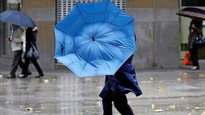 Alerta por tormentas y fuertes vientos en varias zonas del país.