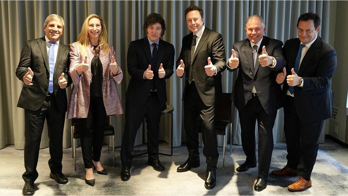 Javier Milei met with Elon Musk for the third time