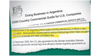 ámbito.com | Facsímil del documento publicado sobre la situación en la Argentina y los consejos para inversores norteamericanos.