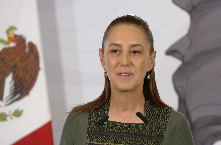 Claudias Sheinbaum en la Mañanera de este viernes. Claudias Sheinbaum en la Mañanera de este viernes.