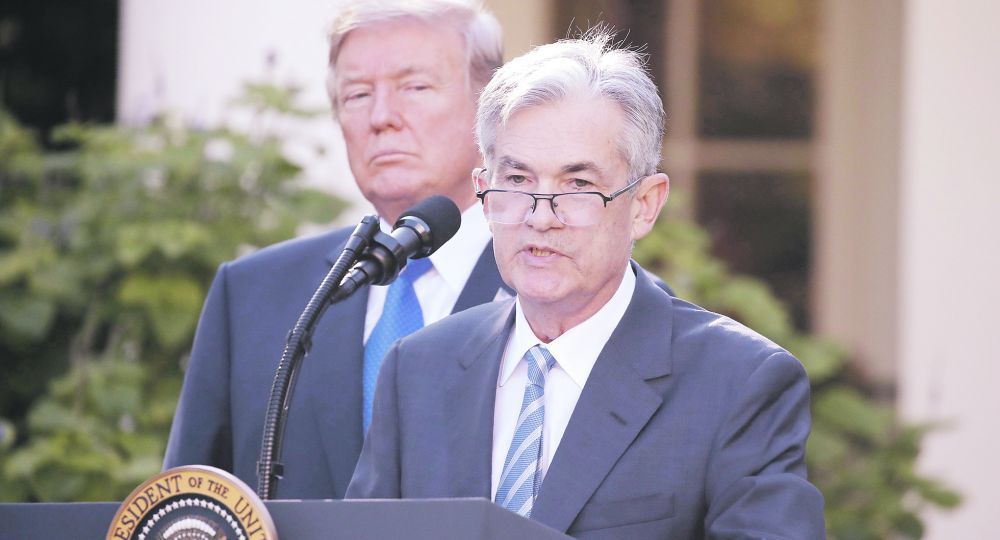 Anuncio. El presidente Donald Trump presentó ayer en los jardines de la Casa Blanca a Jerome Powell como nuevo hombre fuerte de la Fed. Anuncio. El presidente Donald Trump presentó ayer en los jardines de la Casa Blanca a Jerome Powell como nuevo hombre fuerte de la Fed.