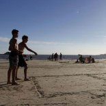 El deporte que se vive en las playas de Argentina. El deporte que se vive en las playas de Argentina.