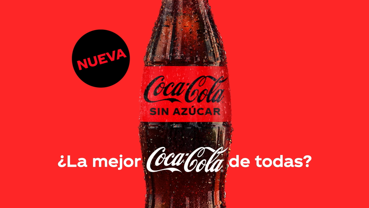 Coca-Cola lanza una nueva versión sin azúcar