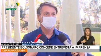 El presidente Jair Bolsonaro dio positivo para coronavirus.