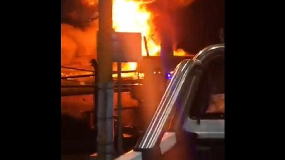 Crash and explosion in Panamericana leaves three dead and several injured