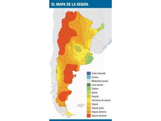 Preocupante: la sequía amenaza a cosecha récord