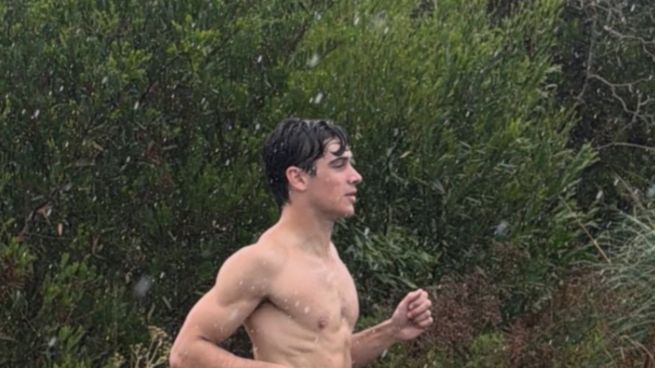 Franco Colapinto pasó sus vacaciones en Uruguay.&nbsp;