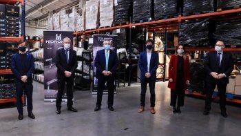 El presidente Alberto Fernández encabezó el lanzamiento de Precios Cuidados para la Construcción.