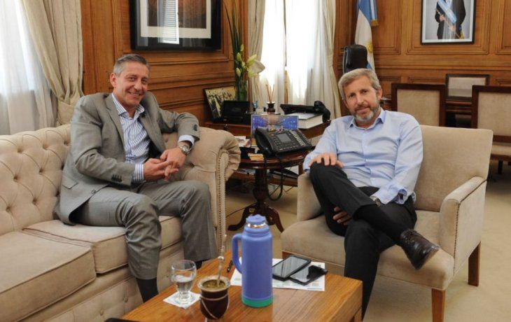 Mariano Arcioni y Rogelio Frigerio.