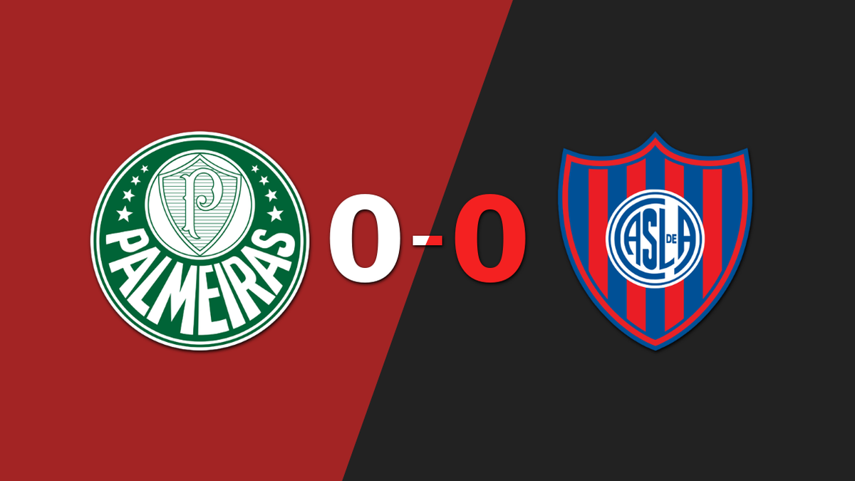 Palmeiras and San Lorenzo tied without goals Palmeiras and San Lorenzo tied without goals