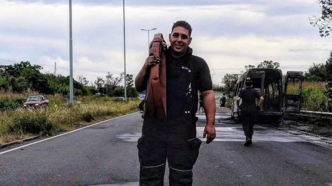 Matías Di Paolo tenía 33 años y falleció luego de ser atropellado mientras apagaba un incendio en un pastizal.