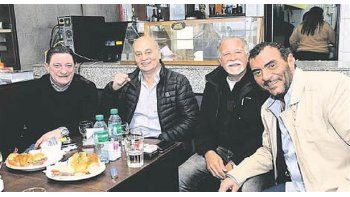 Omar Viviani, Gerónimo Venegas, Omar Plaini y Norberto Di Próspero