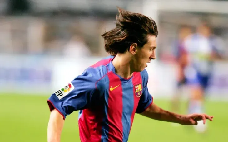 Messi added his first minutes at Barcelona when he was 17 years old. Messi added his first minutes at Barcelona when he was 17 years old.