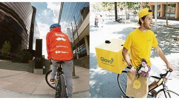 Los repartidores salieron a la calle tratando de sortear los controles para cuidar sus fuentes de trabajo.&nbsp; 