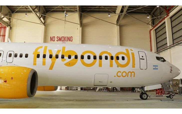 Por una falla, el vuelo de prueba de Flybondi tuvo que volver al aeropuerto