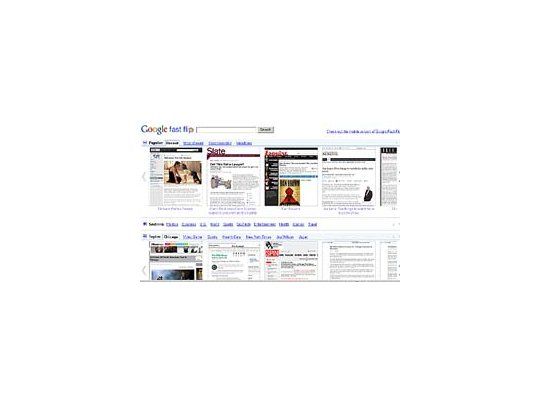 Google lanzó Fast Flip, su nuevo servicio de noticias online.
