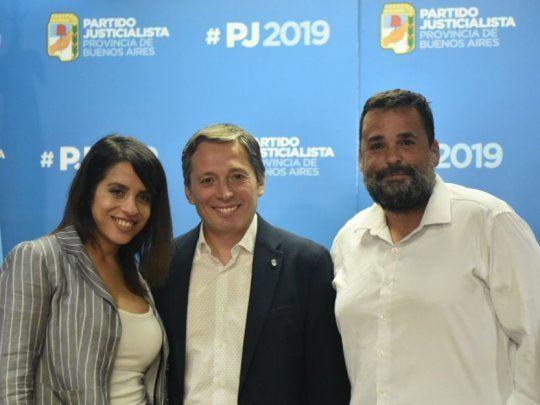 Victoria Donda, Fernando Gray y Daniel Menéndez.