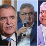 Gustavo Sánez, Osvaldo Jaldo, Raúl Jalil y Rolando Figueroa exploran la creación de un interbloque en el Congreso. Gustavo Sánez, Osvaldo Jaldo, Raúl Jalil y Rolando Figueroa exploran la creación de un interbloque en el Congreso.