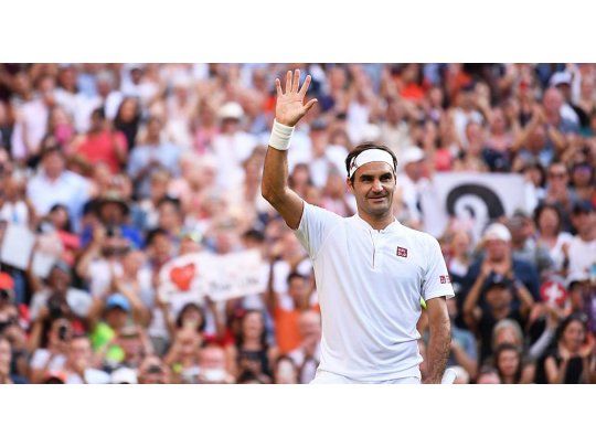 Federer igualó el récord de 175 triunfos sobre pasto de Connors (Foto: sitio oficial de Wimbledon).