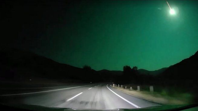 Un sorprendente meteorito iluminó el cielo de varias zonas de Turquía