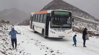 La nieve sorprendió a Jujuy mientras el país sufría una ola calor