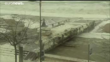 El paso del temporal Gloria por la costa este de España.&nbsp;
