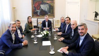 scrum de gobernadores oficialistas en casa rosada