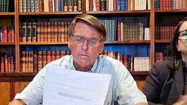 El presidente de Brasil, Jair Bolsonaro..