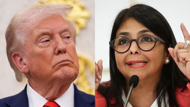 Donald Trump advirtió a la presidenta provisoria de Venezuela.