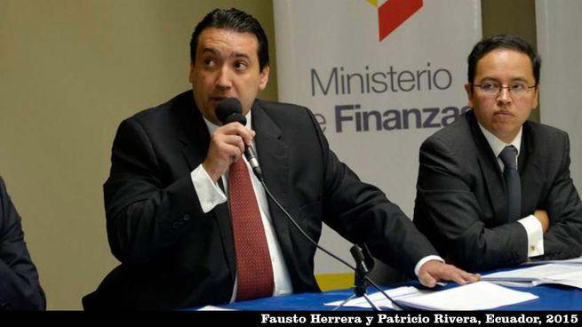El exministro de Finanzas de Ecuador, Fausto Herrera. 